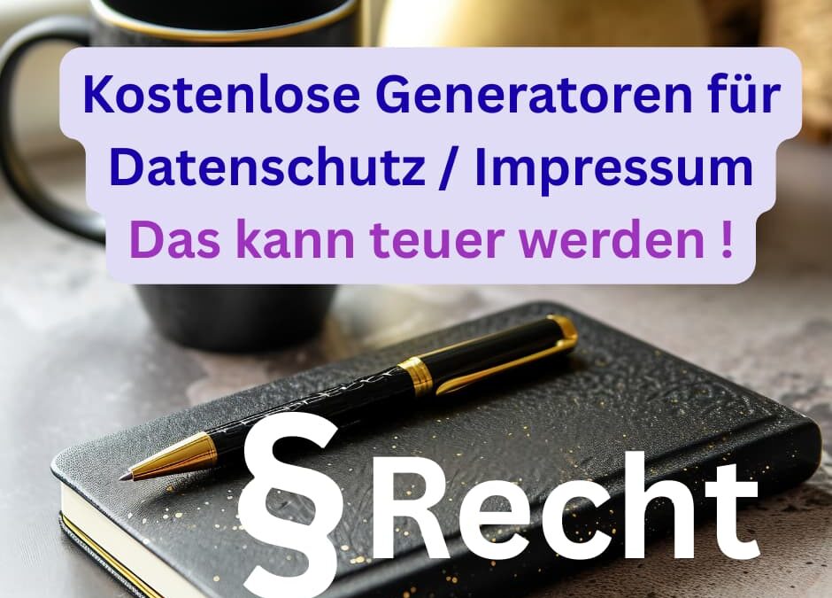Kostenlose Datenschutzerklärung – Abmahnung?